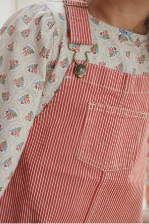 Konges Sløjd Trägerkleid mit Streifenmuster