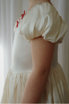 Konges Sløjd Dress with puff sleeves