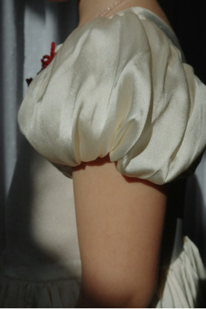 Konges Sløjd Dress with puff sleeves