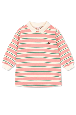 Sukienka ze wzorem w pasy