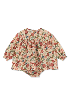 Dress with floral motif