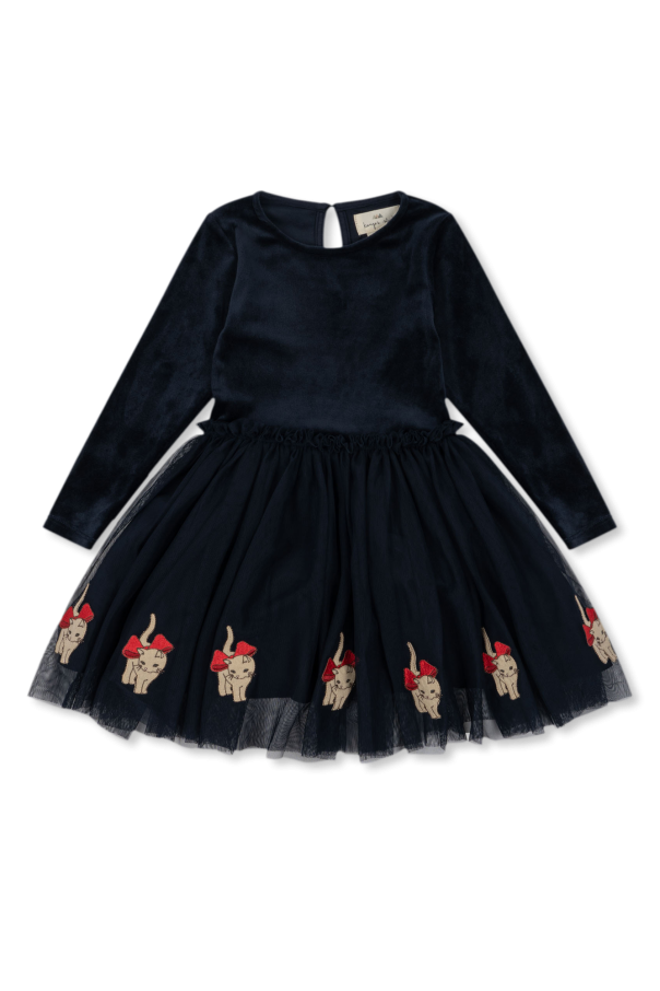 Konges Sløjd ‘Florine’ dress with cat motif