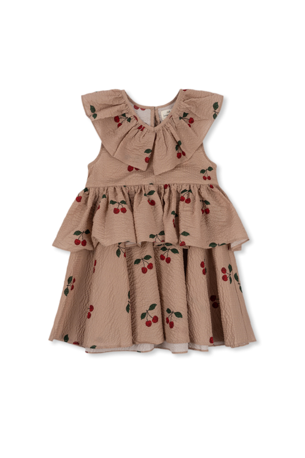 Konges Sløjd ‘Lunella’ printed dress with cherry motif