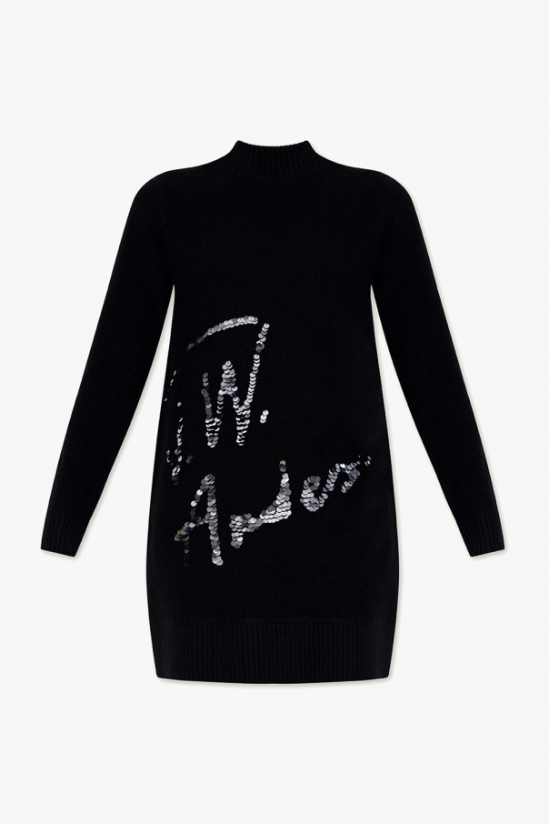 JW Anderson ‘Sequins’ dress with logo