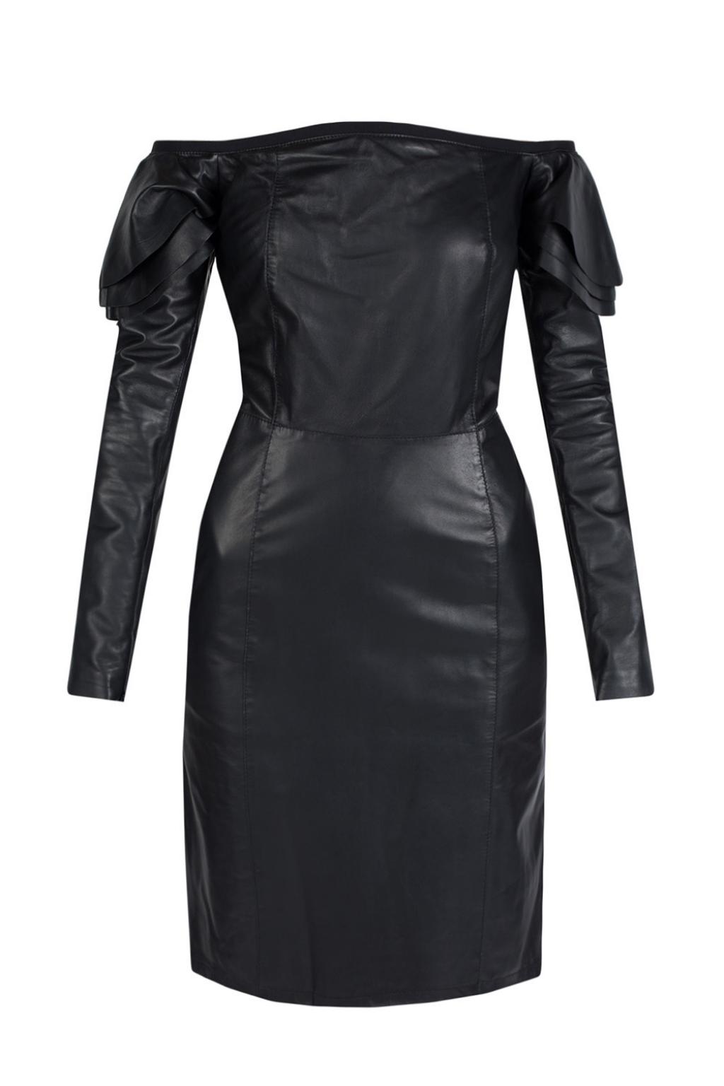 diesel leather dress