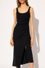 Helmut Lang Jejia panelled cotton halterneck dress