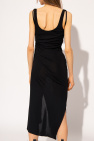 Helmut Lang Jejia panelled cotton halterneck dress