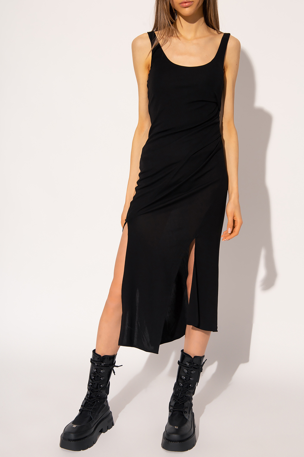 Helmut Lang Asymmetrical slip dress