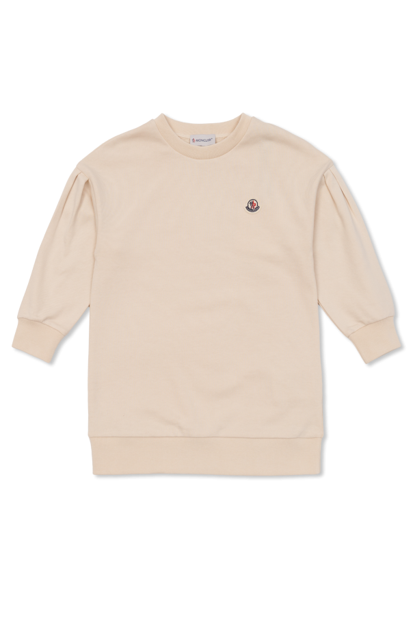 Sweatshirt with logo patch od Moncler Enfant