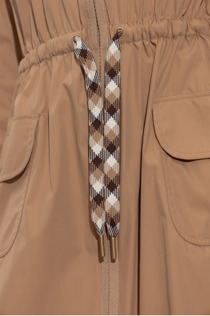 Moncler Kleid mit Taillen-Tunnelzug