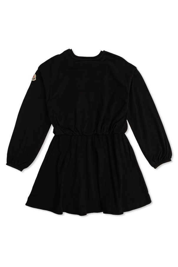 Moncler Enfant Vestido con logotipo bordado