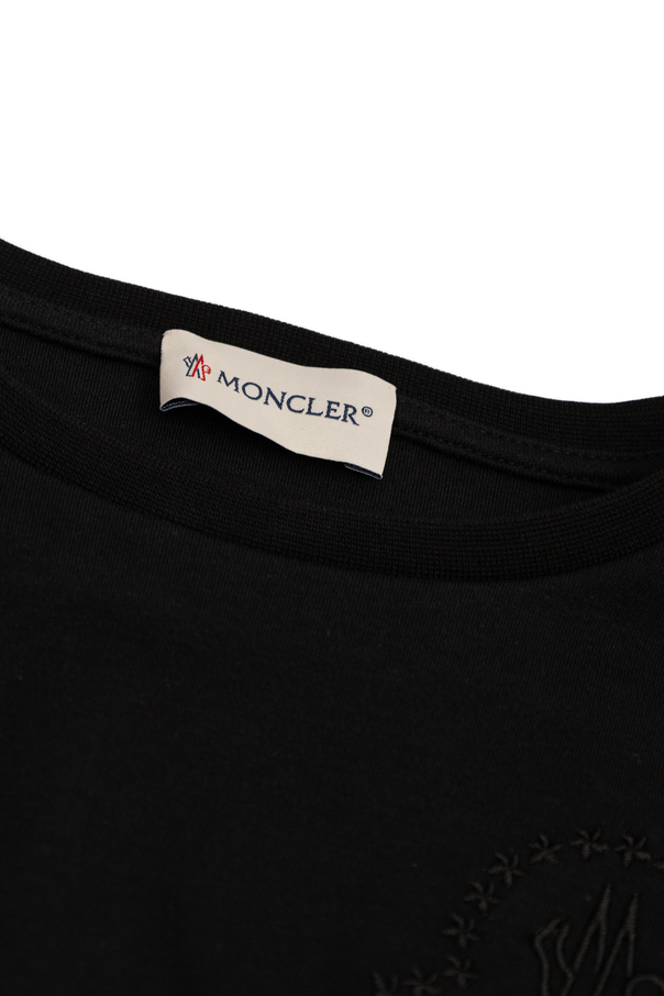 Moncler Enfant Vestido con logotipo bordado