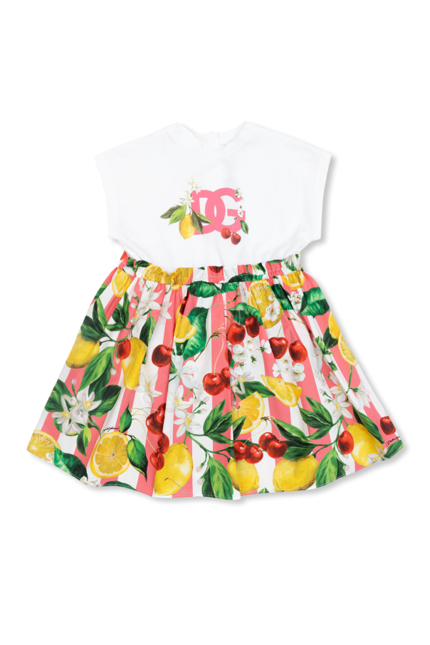 Dress with motif of fruits od dolce gabbana schal mit polka dots item