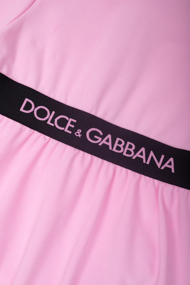 Dolce & Gabbana lace scalloped midi dress Dolce & Gabbana Pre-Owned 2000s belted velvet jacket