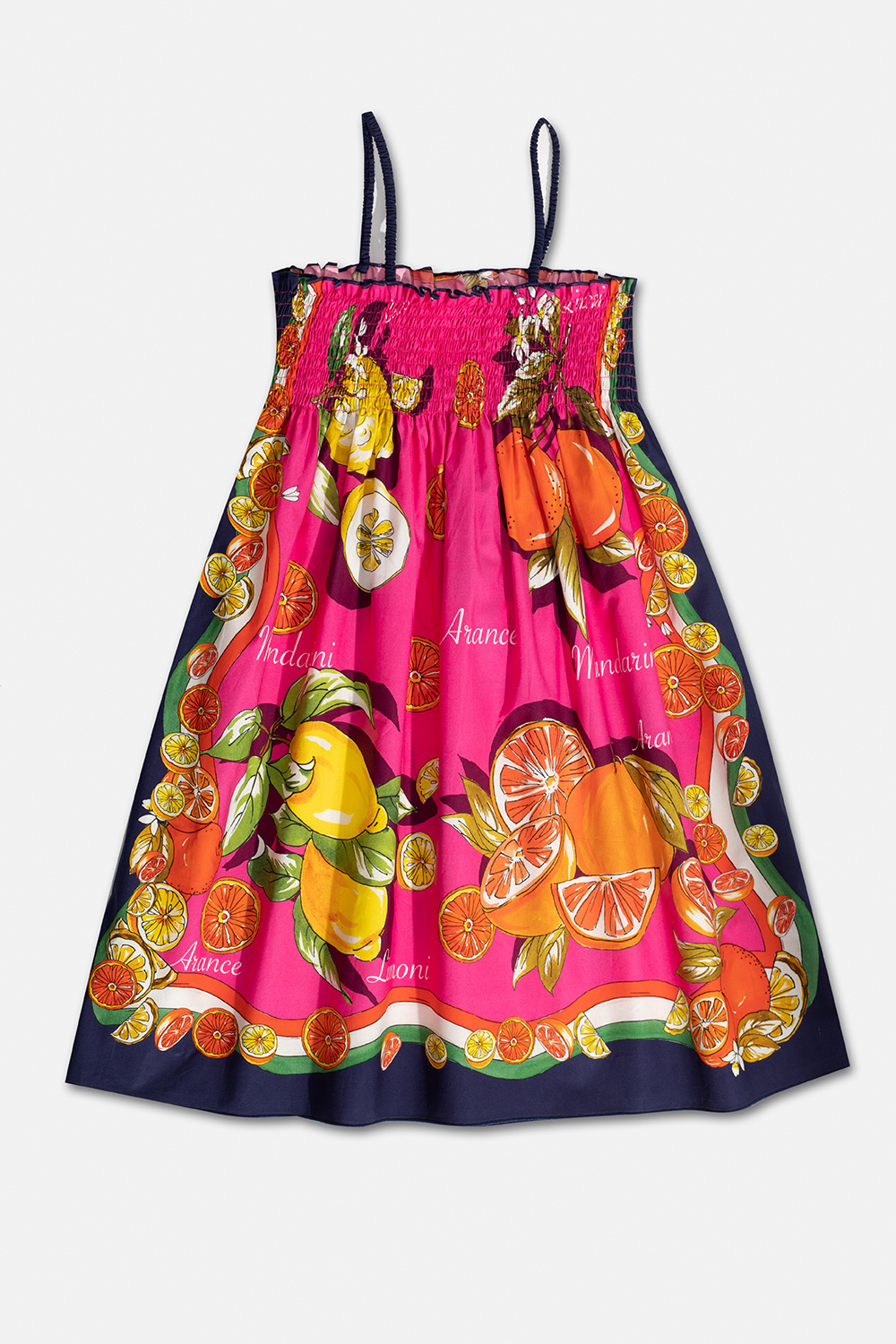 Dolce & Gabbana Kids Patterned slip dress
