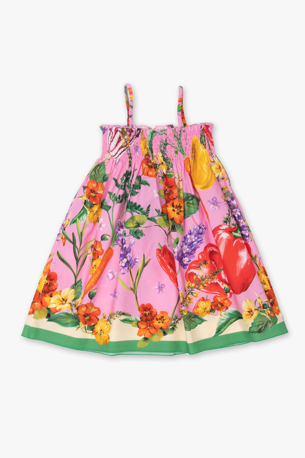 dolce Rose & Gabbana Kids Cotton dress