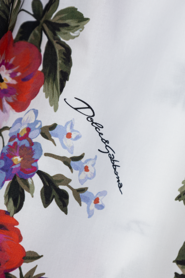 Dolce & Gabbana Kids Vestido com padrão floral