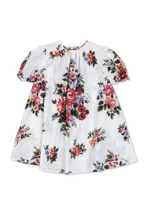 Dress with floral pattern