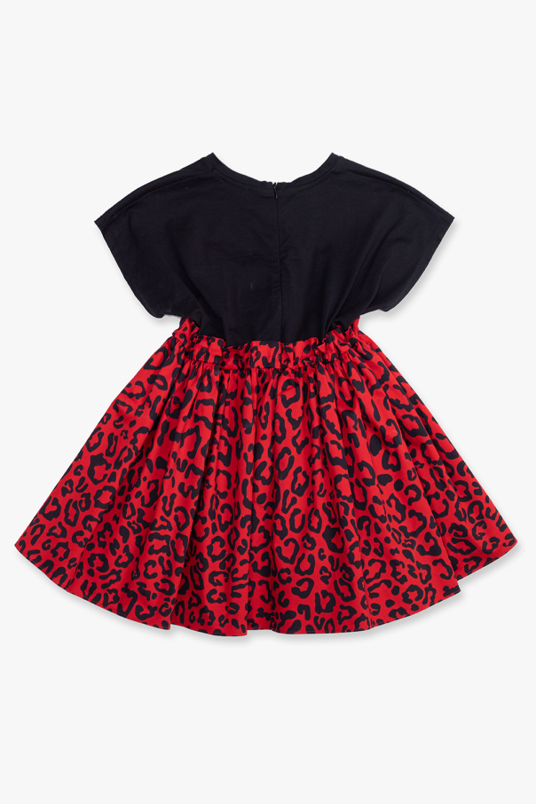 Dolce Vestido & Gabbana Kids Leopard print dress