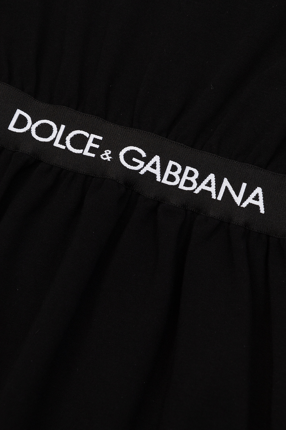 Dolce & Gabbana Kids Cotton dress with logo
