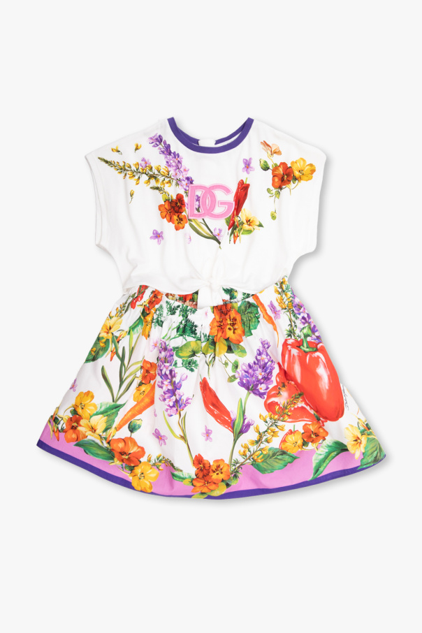 Dolce Brille & Gabbana Kids Patterned dress