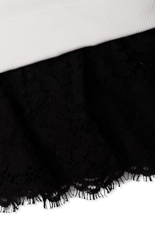 Dolce & Gabbana long sleeved shirt Dress with logo