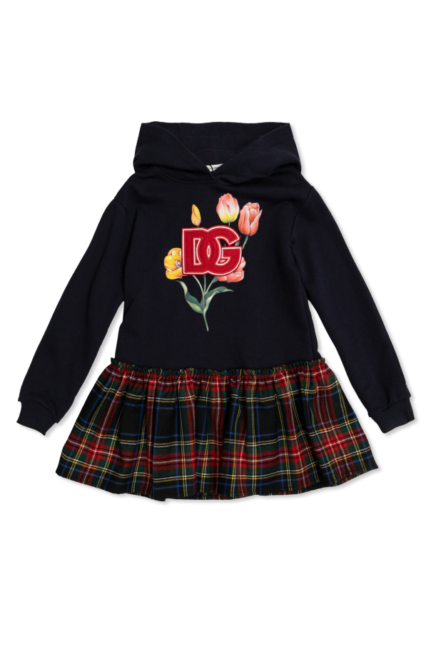 Dolce & Gabbana Kids Sukienka z kapturem