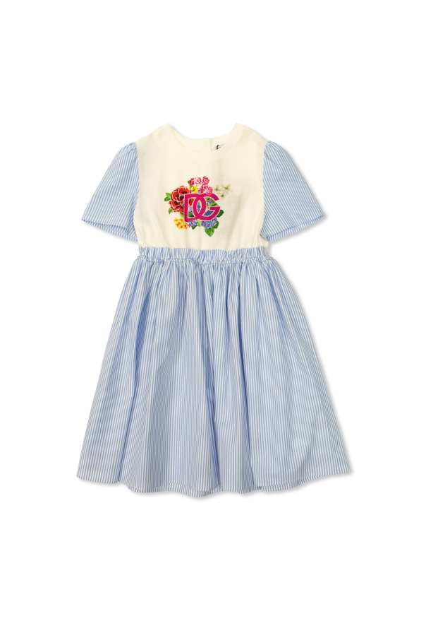 Dolce & Gabbana Kids Dress with stripe pattern