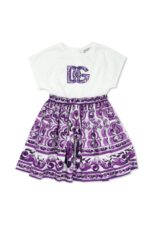 Dolce & Gabbana Kids Dress with logo