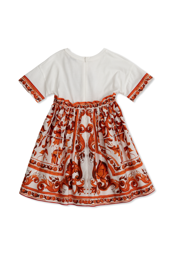 Dolce & Gabbana Kids Vestido com motivo floral