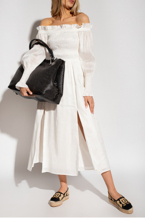 ‘lary’ dress with puff sleeves od AllSaints
