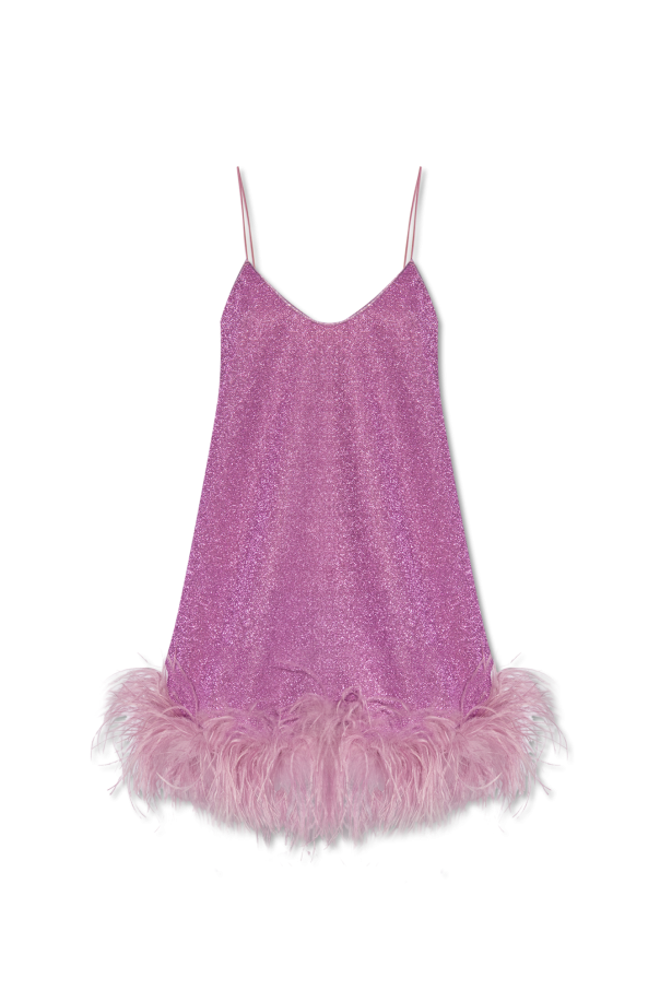 Dress with ostrich feathers od Oseree