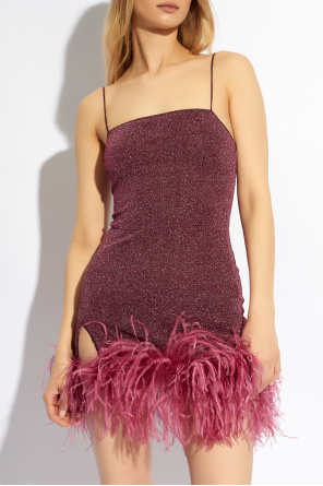 Oseree Ostrich Feather Dress