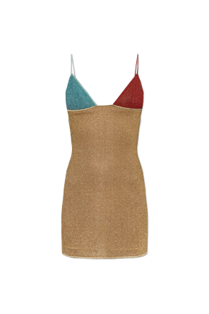 Dress with lurex thread