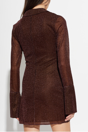 Oseree Vestido con hilo de lurex