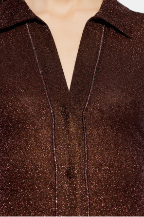 Oseree Vestido con hilo de lurex