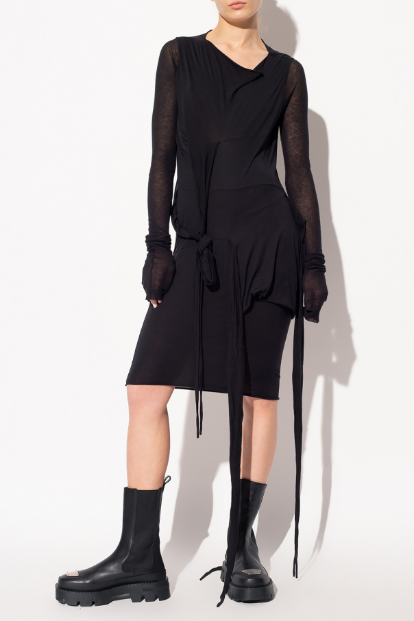 Rick Owens Lilies Asymmetrical dress