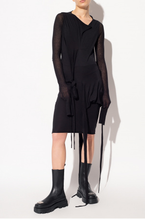 Rick Owens Lilies Asymmetrical dress