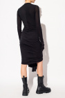 Rick Owens Lilies Asymmetrical dress