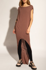 houndstooth tailored mini dress Sleeveless oversize dress