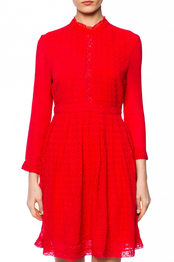 all saints coral dress