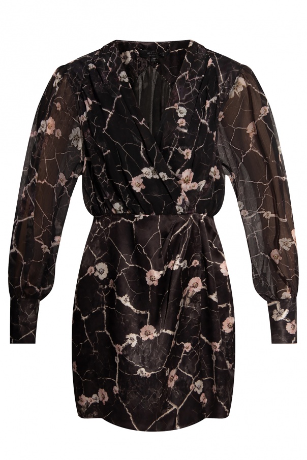 AllSaints ‘Limina’ floral-motif dress