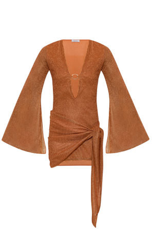 Dress with lurex thread