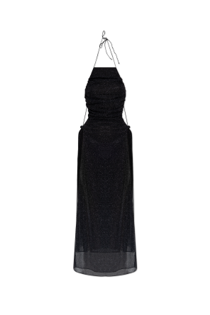 Dress finished with lurex thread