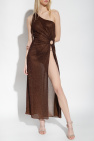Oseree BROWN One-shoulder dress