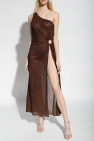 Oseree BROWN One-shoulder dress