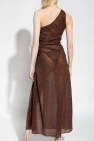 Oseree BROWN One-shoulder dress