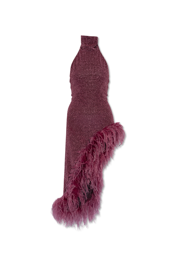 Oseree Ostrich feather dress