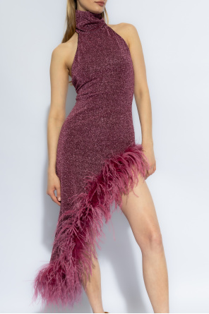 Oseree Ostrich feather dress