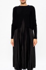 AllSaints 'Lori' pleated dress w/ sweater